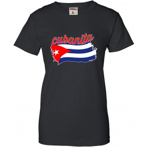 Cubanita Cuba Pride Cuban Flag T-Shirt