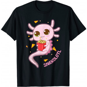 Cute Axolotl Lover Snaxolotl Kawaii Axolotl Food Sweets T-Shirt