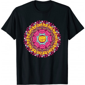 Cute Colourful Cat T-Shirt