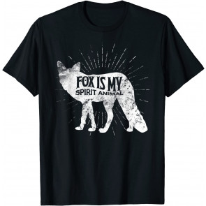 Cute Fox Team Gift Love Foxes Spirit Animal Costume  T-Shirt