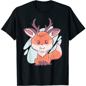 Cute Kawaii Anime Deer Aesthetic Japanese T-Shirt
