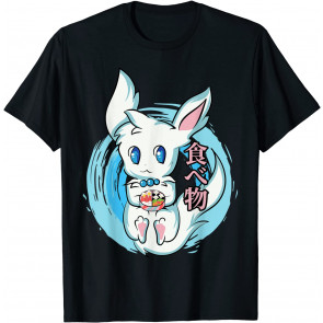 Cute Kawaii Anime Fox - Japanese Food Aesthetics - Otaku T-Shirt