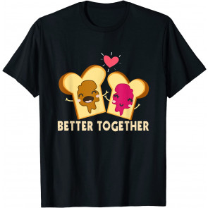 Cute Love Peanut Butter & Jelly Sandwich Valentines Day T-Shirt