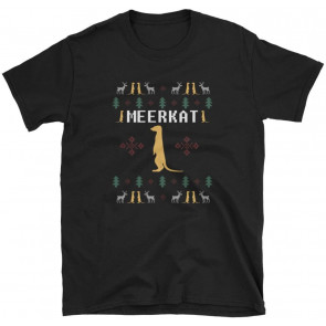 Cute Meerkat Animal Knit Xmas Grandma Ugly  T-Shirt
