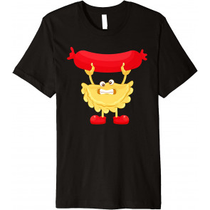 Cute Pierogi Kielbasa Art For Men Women Sausage Polish Food T-Shirt