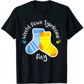 Cute Socks Graphic Gift World Down Syndrome Awareness Day T-Shirt