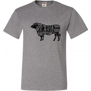 Cuts Of Beef Cow T-Shirt