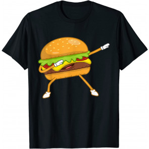 Dabbing Cheeseburger Hamburger Burger Food Lover T-Shirt
