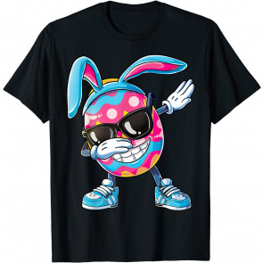 Dabbing Easter Egg Boys Kids Girls Hunter T-Shirt