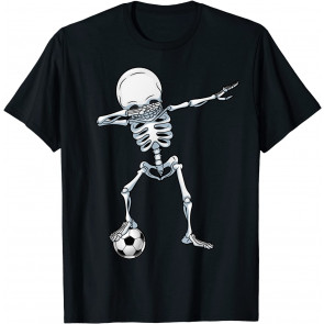 Dabbing Skeleton Soccer T-Shirt