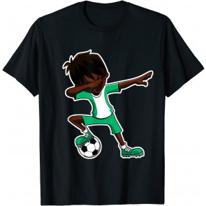 Dabbing Soccer Boy Nigeria  T-Shirt