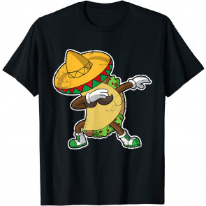 Dabbing Taco Cinco De Mayo Mexico Latino Mexican Food Tacos T-Shirt