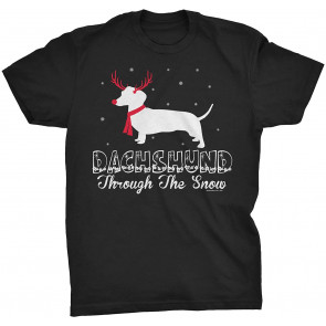 Dachshund Through The Snow - Christmas  T-Shirt