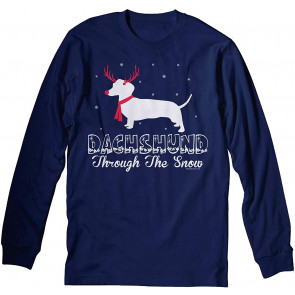 Dachshund Through The Snow - Christmas  T-Shirt