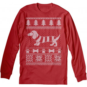 Dachshund Weiner Dog Ugly Christmas  T-Shirt