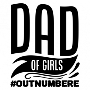 Dad Of Girls Outnumbered 01 T-Shirt