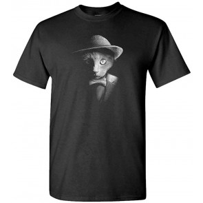 Dapper CAT - Kitty Cute Retro Hipster - T-Shirt