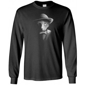 Dapper CAT - Kitty Cute Retro Hipster - T-Shirt
