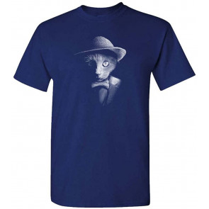 Dapper CAT - Kitty Cute Retro Hipster - T-Shirt
