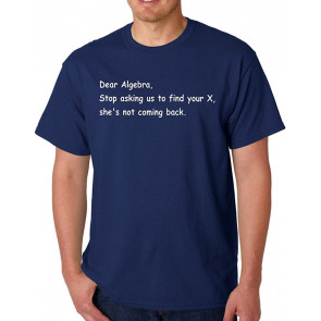 Dear Algebra Please Stop Asking Us To Find Your X T-Shirt
