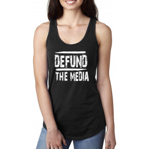 Defund The Media Fake News White Pop Culture T-Shirt