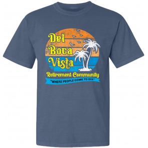 Del Boca Vista Seinfeld Retirement Community Distressed Washed Look T-Shirt