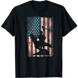 Dentist Dental Assistant Hygienist Usa American Flag T-Shirt