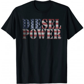 Diesel Power American Flag T-Shirt