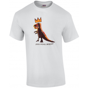 Jean-Michel Basquiat Crowned Dino T-Shirt