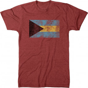 Distressed Bahamas Flag Men's T-Shirt