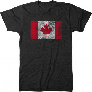 Distressed Canada Flag Men's T-Shirt