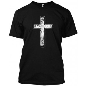Distressed Cross T-Shirt