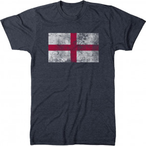 Distressed England Flag Men's T-Shirt