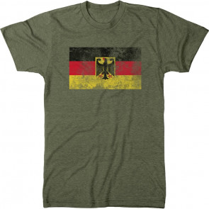 Distressed Germany Flag Regular Fit T-Shirt