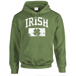 Distressed Irish - Ireland Shamrock St Paddys Day - T-Shirt