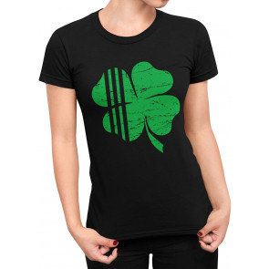 Distressed Shamrock St. Patrick's Day Irish Pride Deluxe Soft T-Shirt