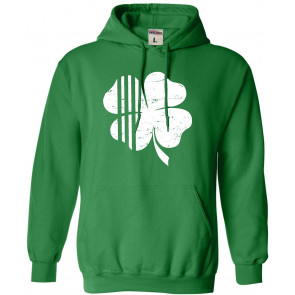 Distressed Shamrock St. Patrick's Day Irish Pride Sweat T-Shirt