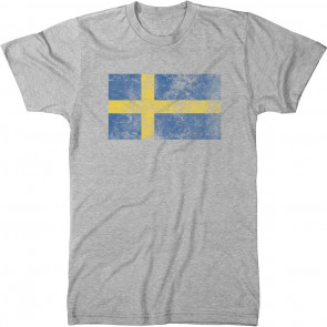 Distressed Sweden Flag T-Shirt