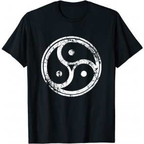 Distressed Triskelion Role Play - Kinkster BDSM Gift Kinky T-Shirt