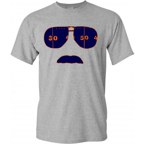 Ditka Glasses And Stache Tshirt