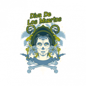 Diva De Los Muertos Death Diva Gothic Tshirt