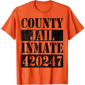 DIY Halloween Costume Jail Prisoner Inmate Security Prison T-Shirt