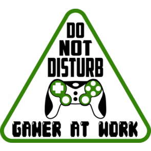 Do Not Disturb Gamer At Work Gaming Tshirt