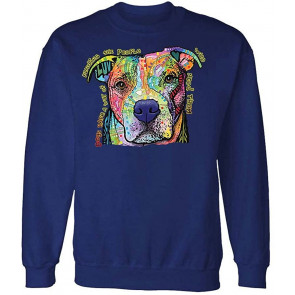 Dogs Have A Way - Dean Russo Dog Modern Art - Fleece Sweat T-Shirt