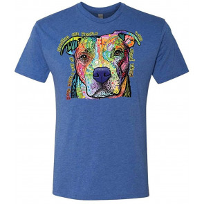Dogs Have A Way - Dean Russo Dog Modern Art - Tri-Blend T-Shirt