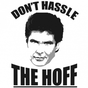 Dont Hassel The Hoff  Baywatch  80s Tshirt