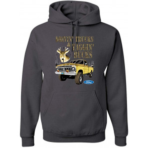 Driving Trucks And Taggin Bucks Retro Ford F150 T-Shirt