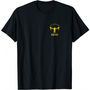 Drone UAV UAS Quadcopter Pilot Part 107 T-Shirt