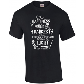 Harry Potter Dumbledore Happiness Quote T-Shirt