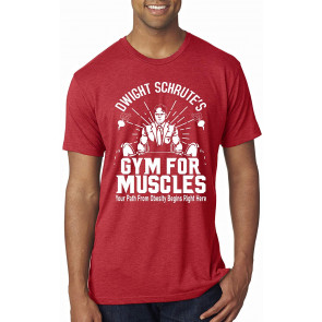 Dwight Schrute's Gym For Muscles Pop Culture T-Shirt